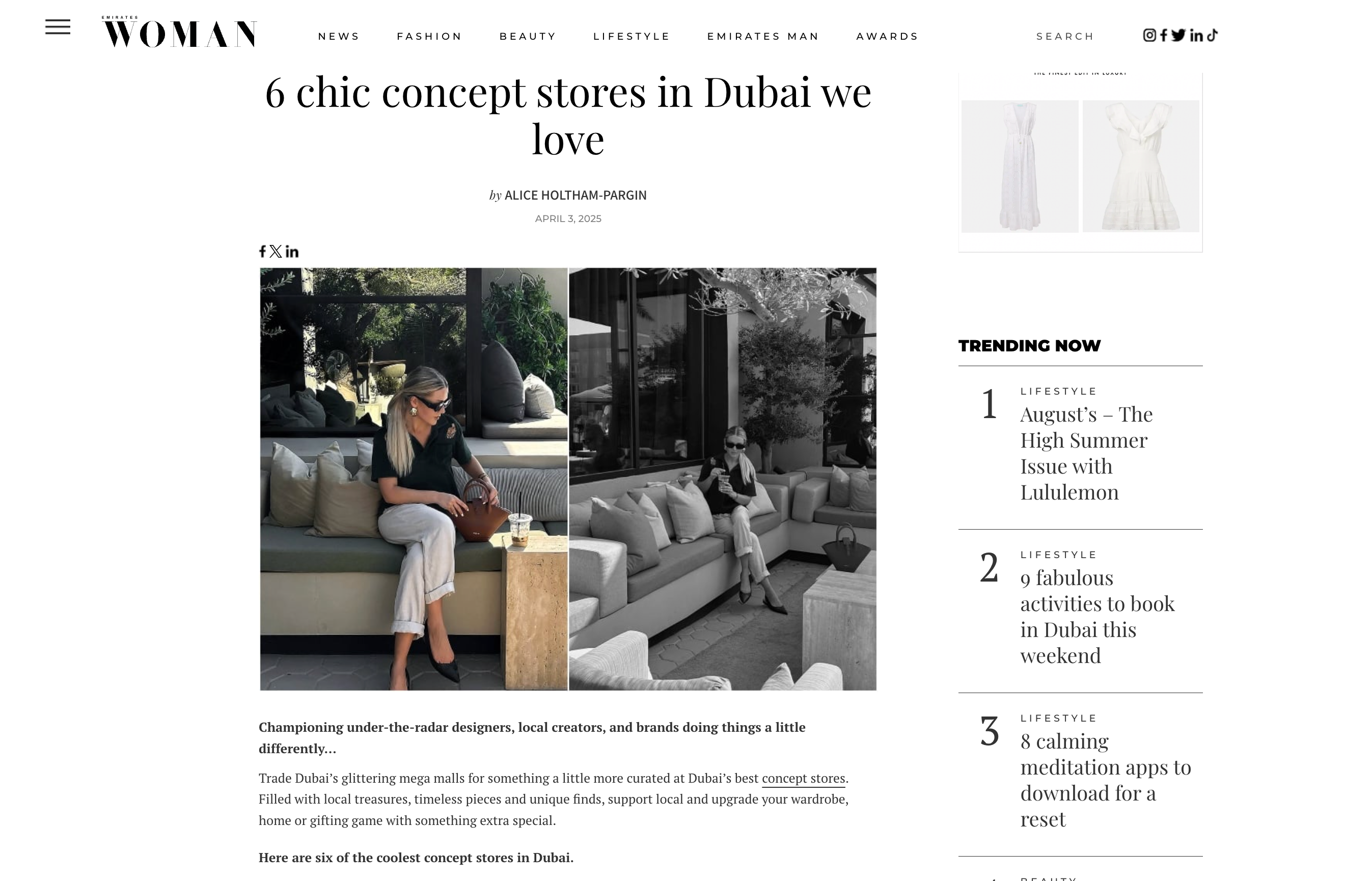 Emirates Women 6 chic concept stores in Dubai we love