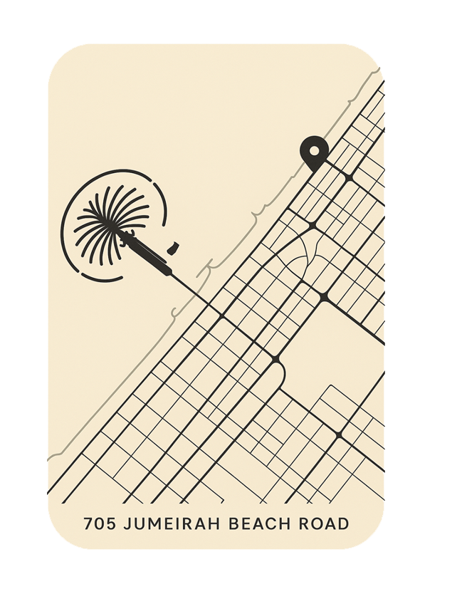 Halm Collective Jumeirah map